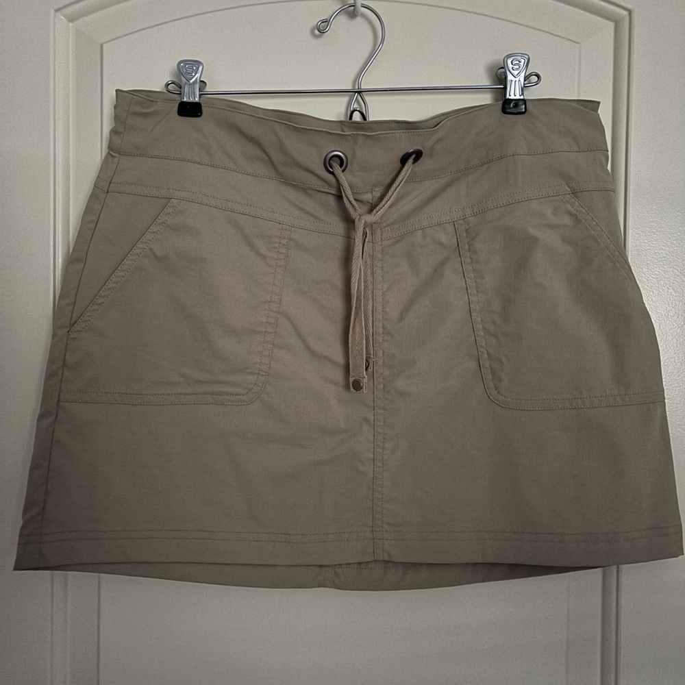 Prana Beige Skirt with Drawstring